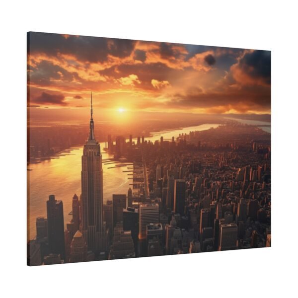 Tableau Panoramique "Coucher de Soleil a New York" – Image 2